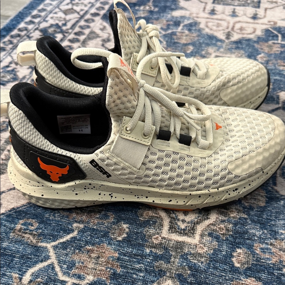 Project Rock Cream and Black Women’s Shoes